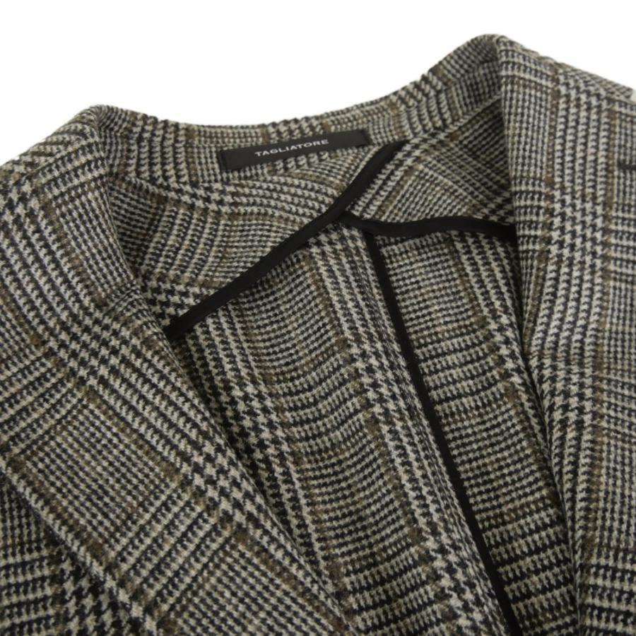 TAGLIATORE タリアトーレ メンズシングル2Bジャケット 1SHO22K 440015Q ブラウン×ブラックの画像