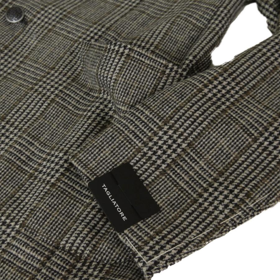TAGLIATORE タリアトーレ メンズシングル2Bジャケット 1SHO22K 440015Q ブラウン×ブラックの画像