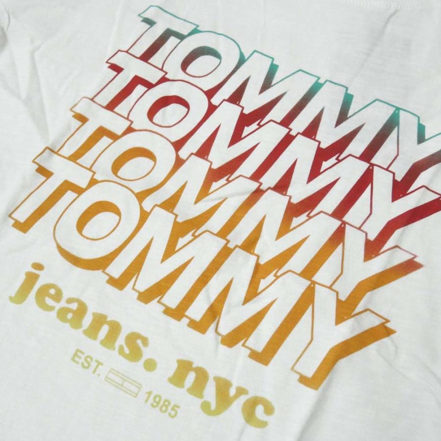 TOMMY JEANS トミージーンズ メンズクルーネックTシャツ DM0DM10894 ホワイト｜tre-style｜04