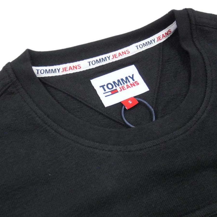 TOMMY JEANS トミージーンズ メンズクルーネックロングTシャツ DM0DM10278 ブラック｜tre-style｜03