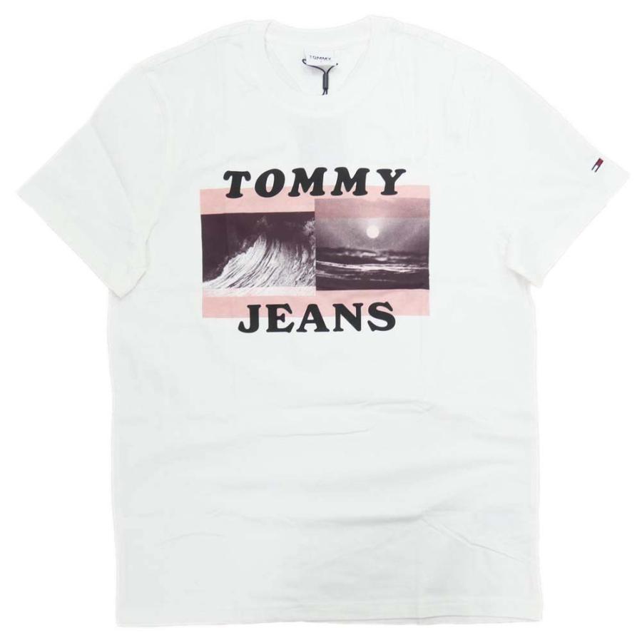 TOMMY JEANS トミージーンズ メンズクルーネックTシャツ DM0DM13292 ホワイト｜tre-style｜02