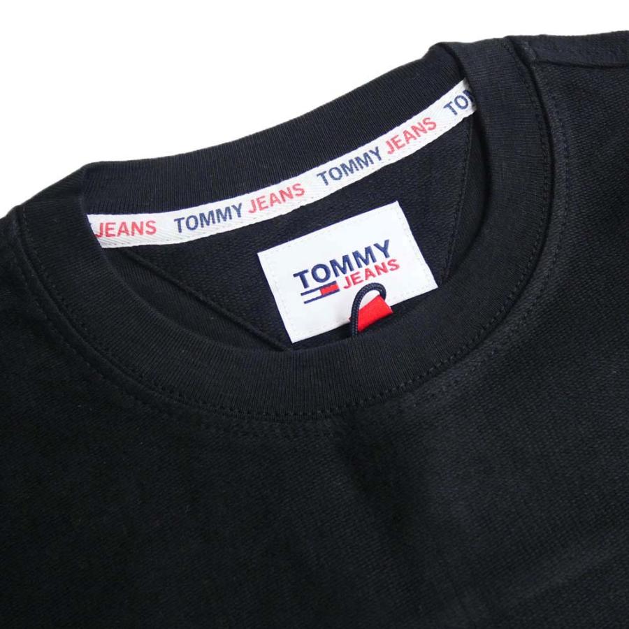 TOMMY JEANS トミージーンズ メンズクルーネックロングTシャツ DM0DM16884 ブラック｜tre-style｜03