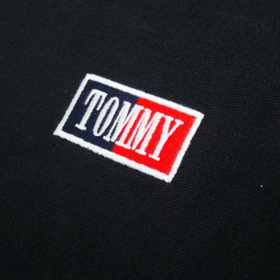 TOMMY JEANS トミージーンズ メンズクルーネックロングTシャツ DM0DM16884 ブラック｜tre-style｜04