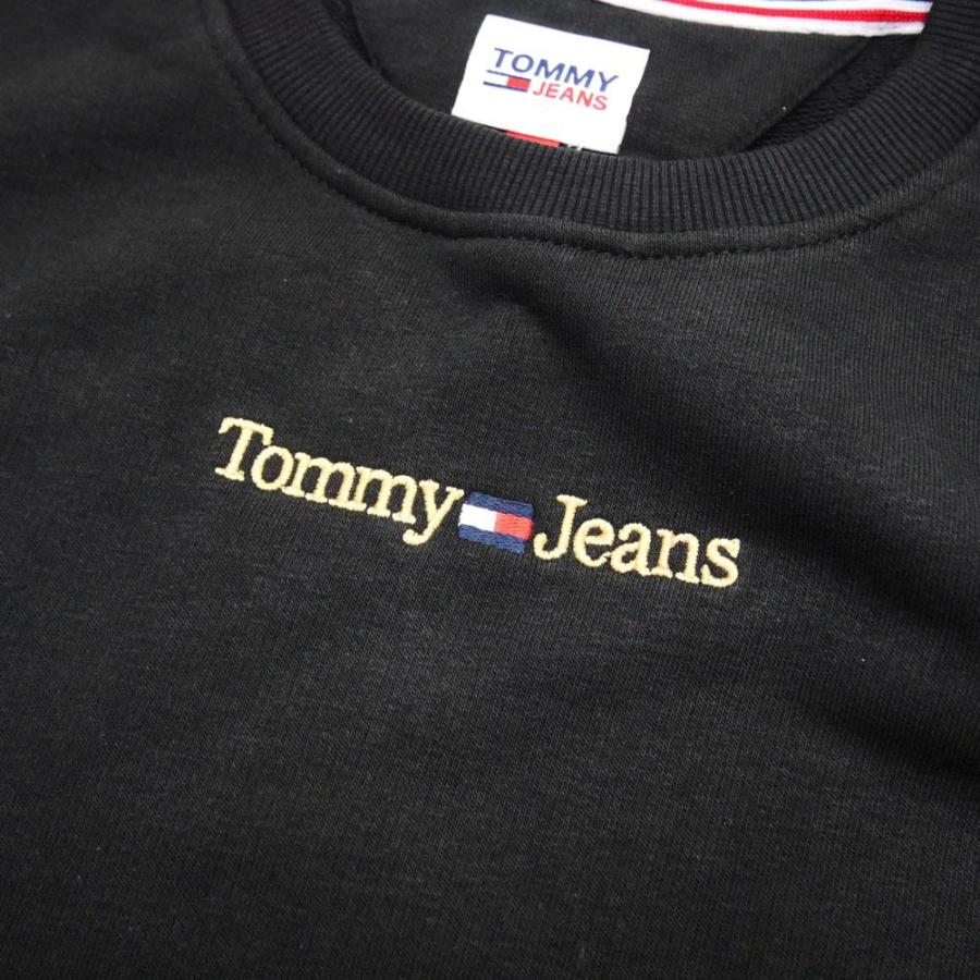  JEANS トミージーンズ レディーストレーナー DW16931 ブラック TOMMY JEANS トミージーンズ レディーストレーナー DW16931