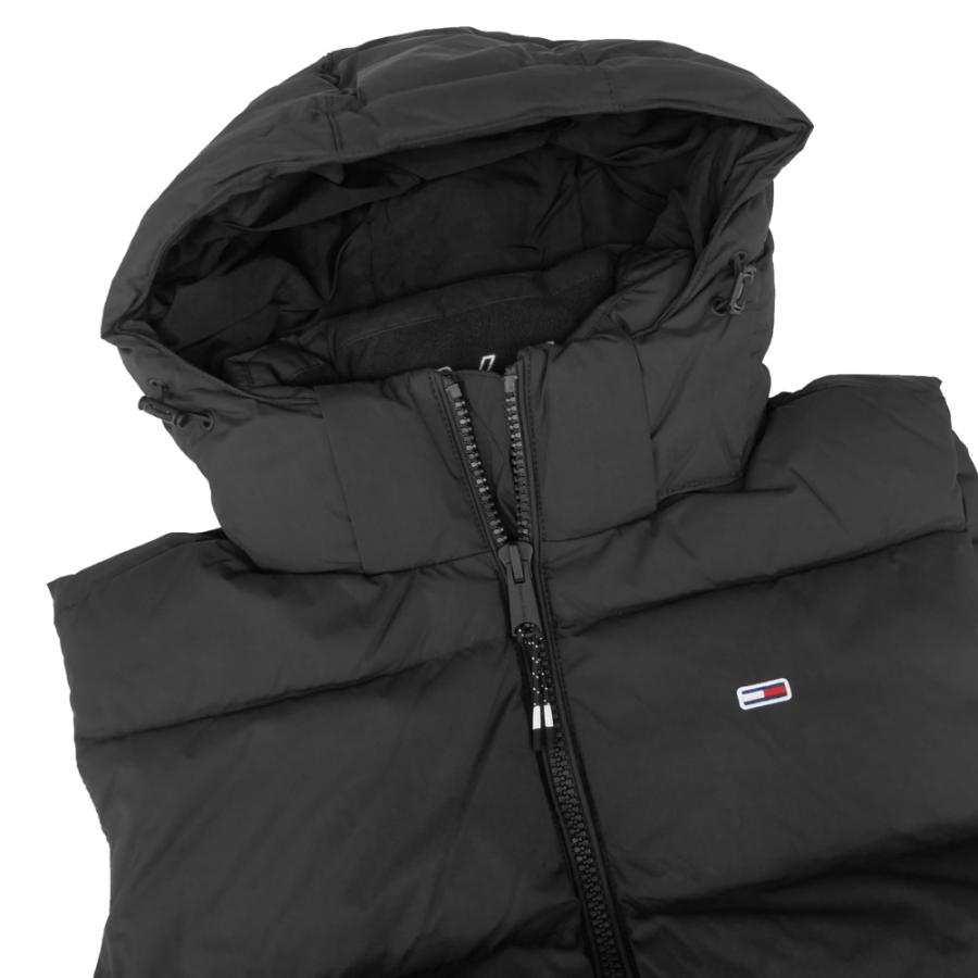 M-PREMIER ダウンベスト　ブラック TOMMY JEANS（トミー・ジーンズ） メンズダウンベスト DM20465