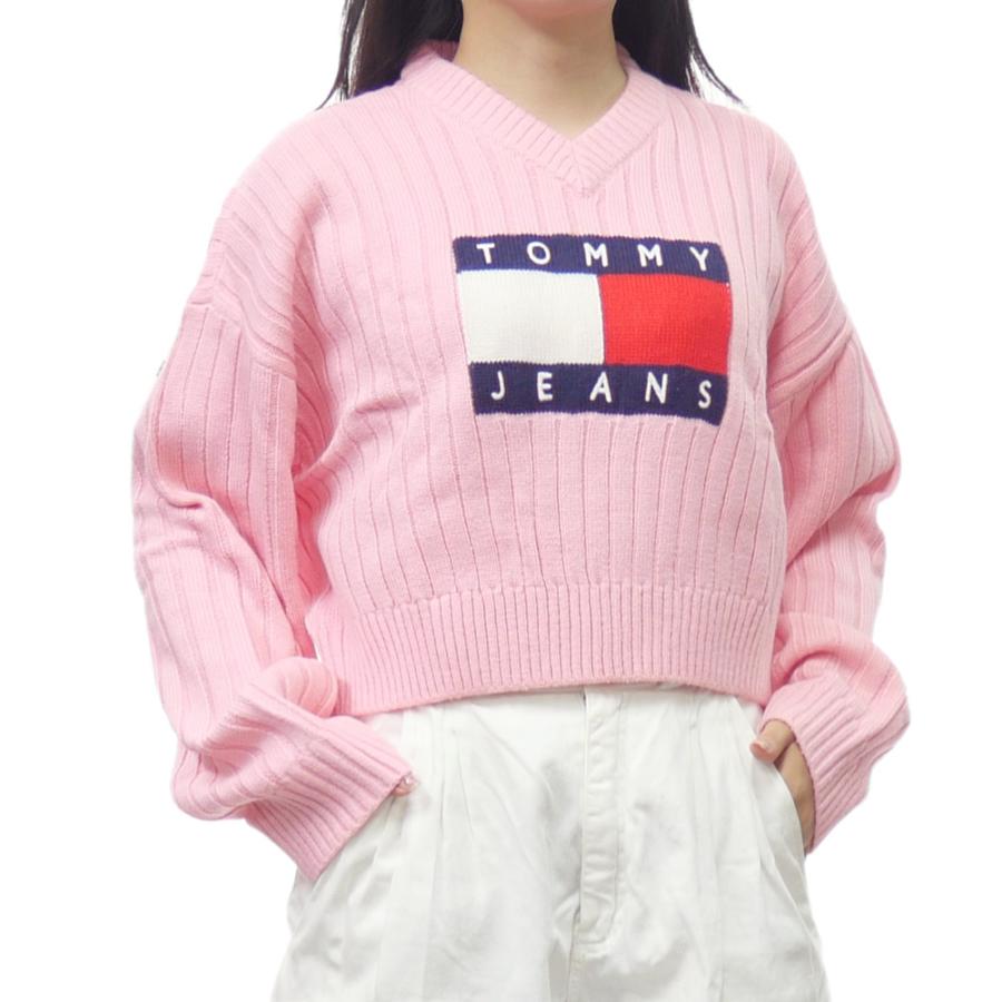 HILFIGER DENIM TOMMY JEANS トミージーンズ レディースVネック HILFIGER DENIM TOMMY JEANS トミージーンズ レディースVネック