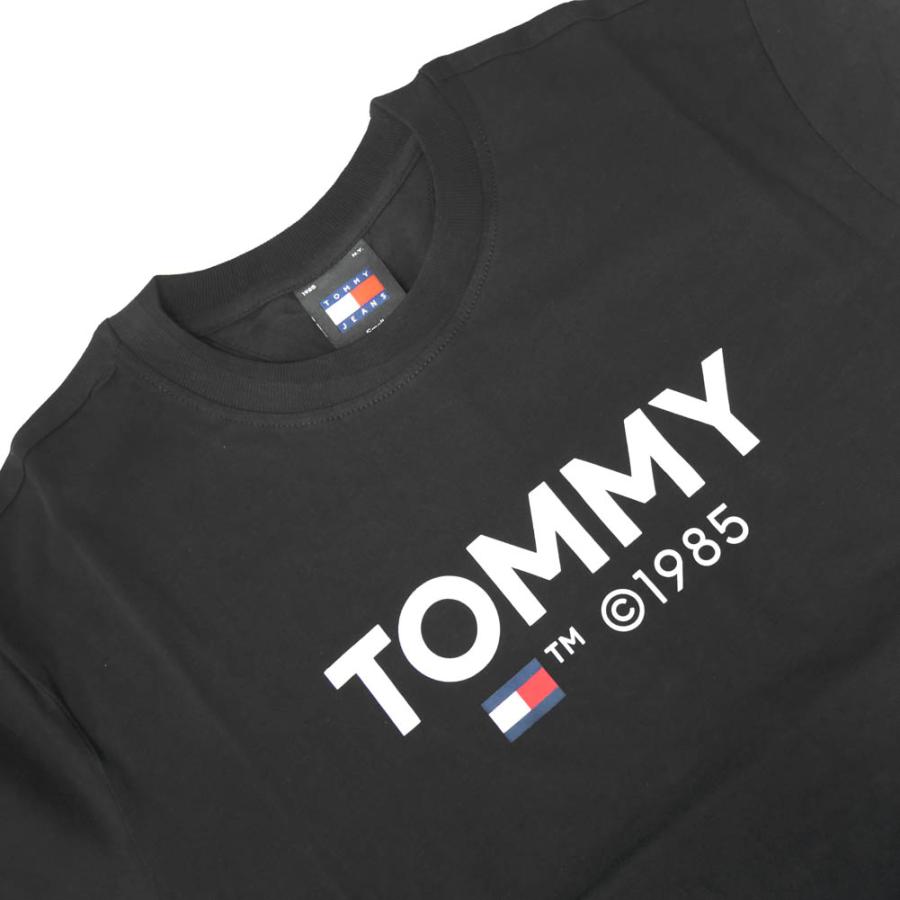 TOMMY JEANS トミージーンズ メンズクルーネックTシャツ DM18287 ブラック /2024春夏新作｜tre-style｜03