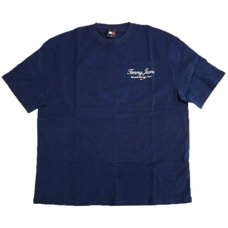 TOMMY JEANS トミージーンズ メンズクルーネックTシャツ DM18273 ネイビー /2024春夏新作｜tre-style｜02