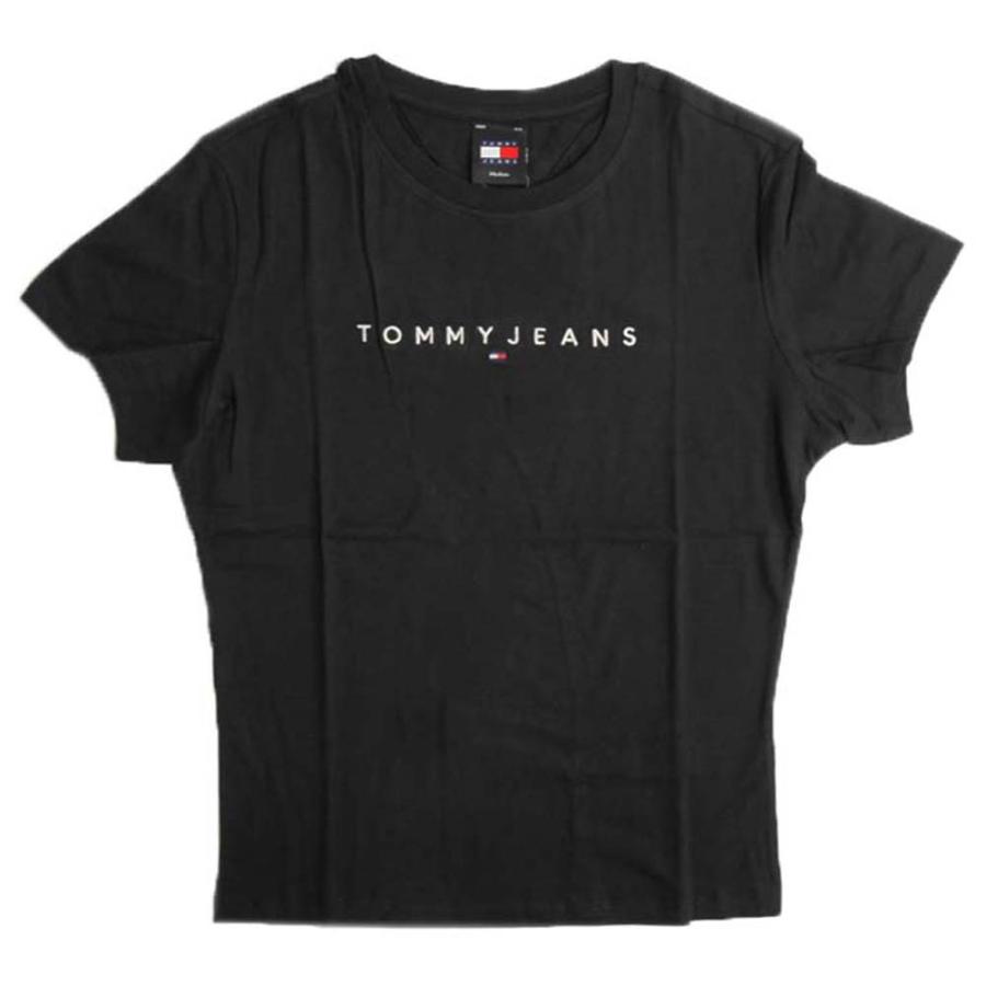 TOMMY JEANS トミージーンズ レディースクルーネックTシャツ DW17361 ブラック /2024春夏新作｜tre-style｜02