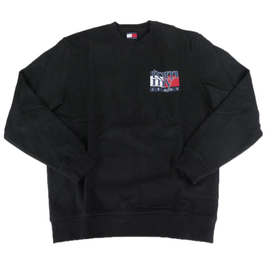 TOMMY JEANS（トミー・ジーンズ） メンズトレーナー DM22093 ブラック 