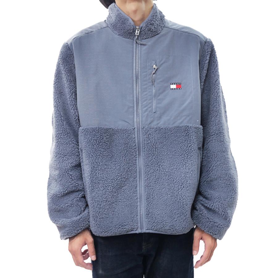 2025 秋冬新作！  JEANS トミージーンズ メンズ ジップアップブルゾン DM21682 スモークブルー HILFIGER DENIM TOMMY JEANS トミージーンズ メンズジップアップ