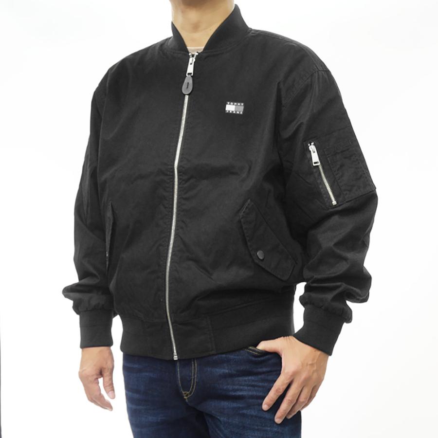 2025 秋冬新作！  JEANS トミージーンズ メンズ ブルゾン DM21674 ブラック HILFIGER DENIM TOMMY JEANS トミージーンズ メンズブルゾン DM21674