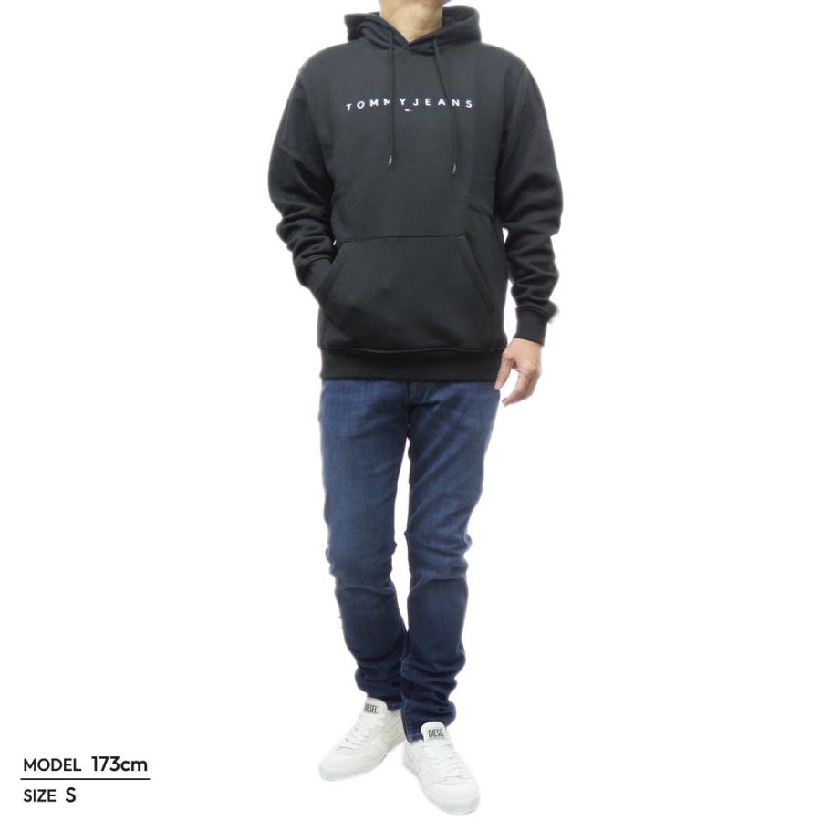 セールSS  JEANS トミージーンズ トミーヒルフィガー パーカー メンズ プルオーバー DM20746 ブラック HILFIGER DENIM TOMMY JEANS トミージーンズ メンズプルオーバー