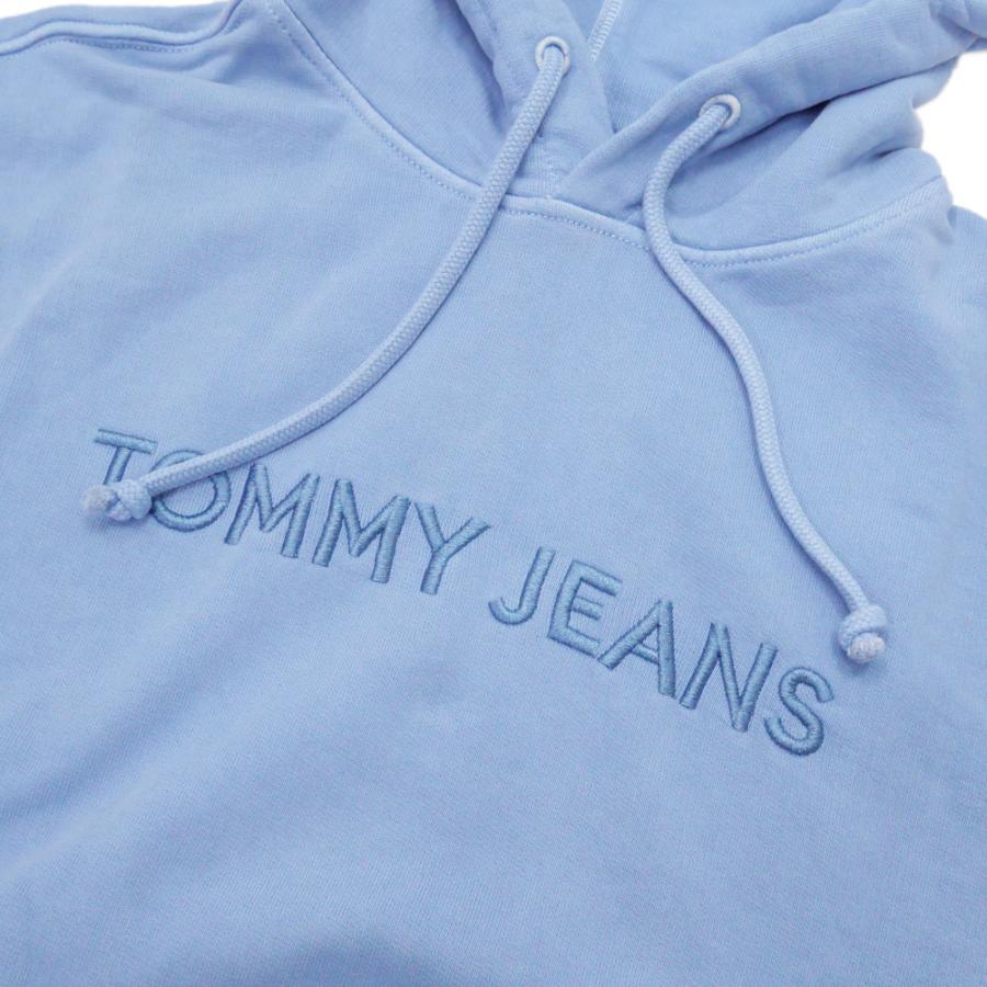 セールSS  JEANS トミージーンズ トミーヒルフィガー パーカー メンズ プルオーバー コットン 綿100％ DM20639 ライトブルー HILFIGER DENIM TOMMY JEANS トミージーンズ メンズプルオーバー
