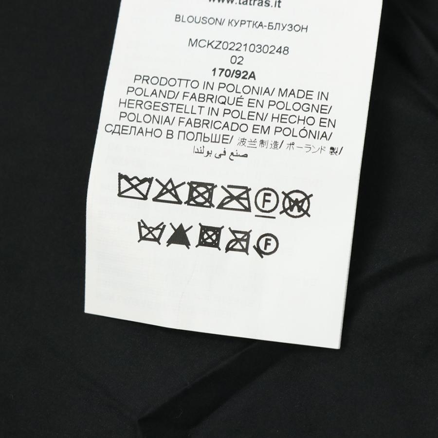 TATRAS タトラス メンズMA-1ジャケット MCKZ0221030248 / KOS ブラック サイズ2の画像
