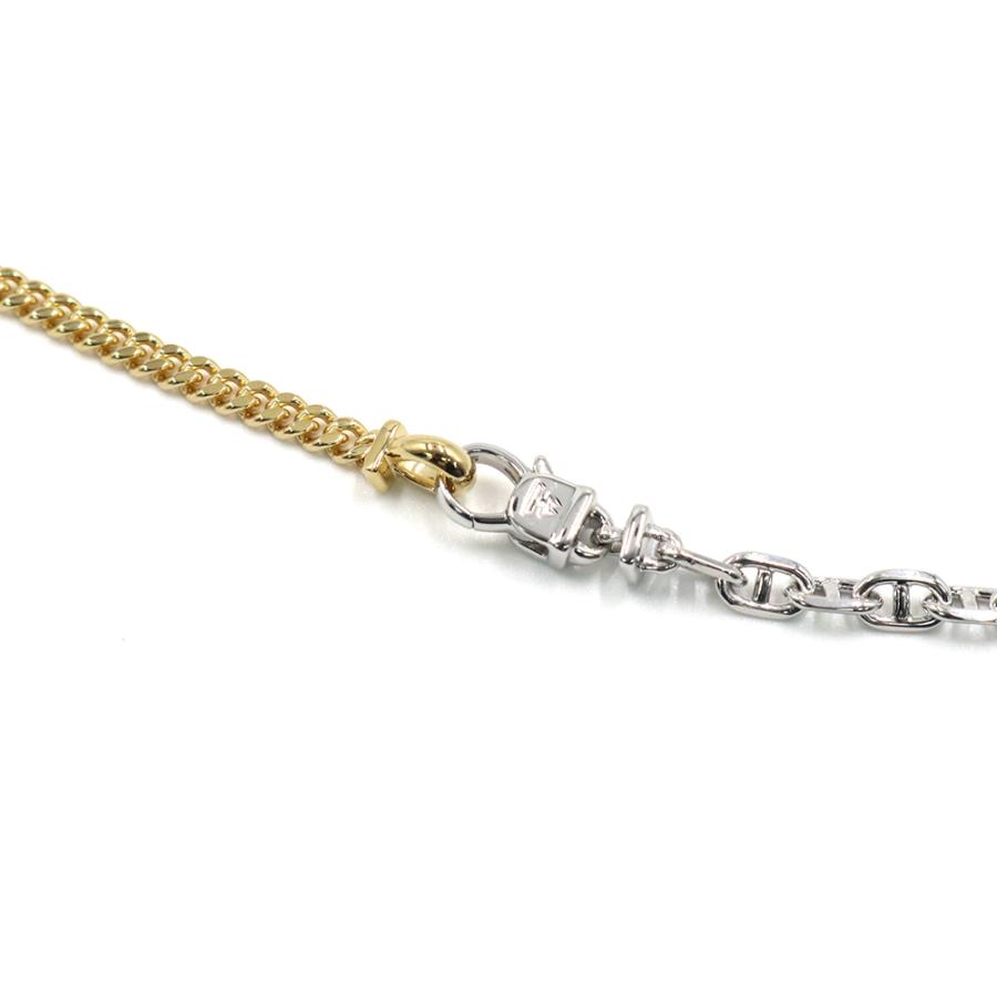 TOMWOOD トムウッド ネックレス 101233 / Rue Chain Duo シルバー/ゴールド 2026春夏新作の画像