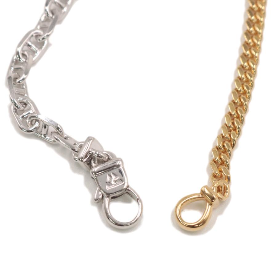 TOMWOOD トムウッド チェーン ブレスレット 101203/Rue Bracelet Duo 18K ユニセックス ゴールド×シルバー 2026春夏新作の画像