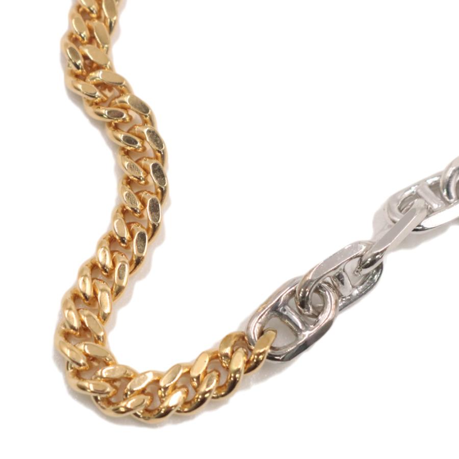 TOMWOOD トムウッド チェーン ブレスレット 101203/Rue Bracelet Duo 18K ユニセックス ゴールド×シルバー 2026春夏新作の画像