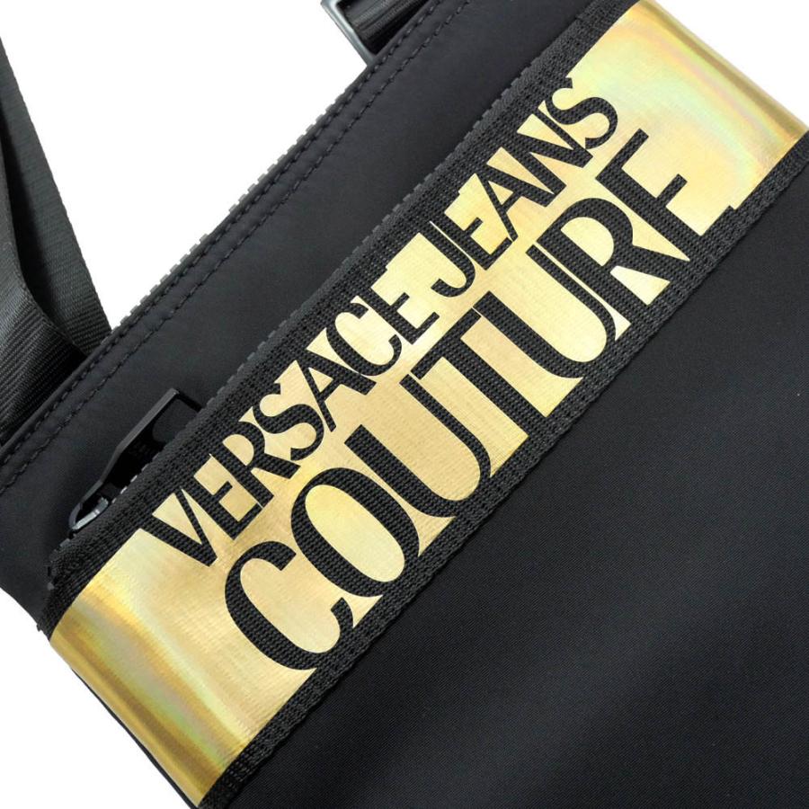 VERSACE JEANS COUTURE ボディバッグ ブラック VERSACE JEANS COUTURE ヴェルサーチ バッグ ウエストポーチ ウエスト