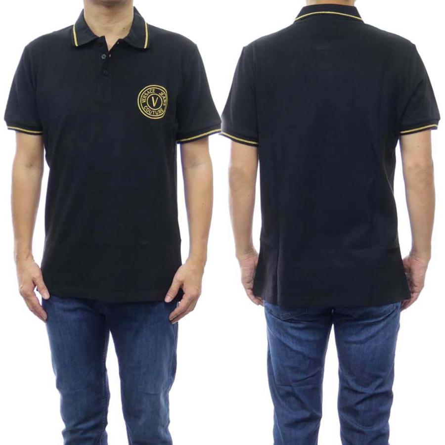 VERSACE JEANS ヴェルサーチェジーンズ メンズ鹿の子ポロシャツ