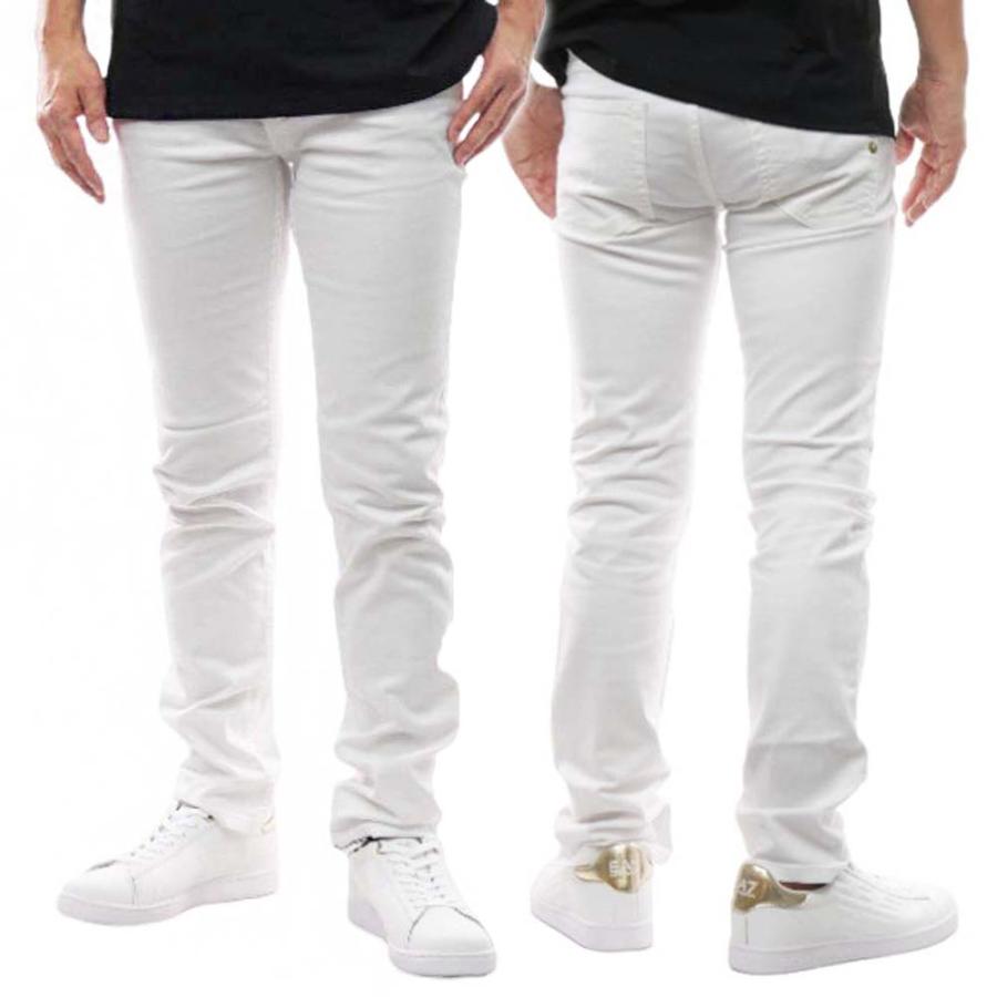 VERSACE JEANS ヴェルサーチェジーンズ メンズジーンズ 76GAB5S0 UP500 ホワイト