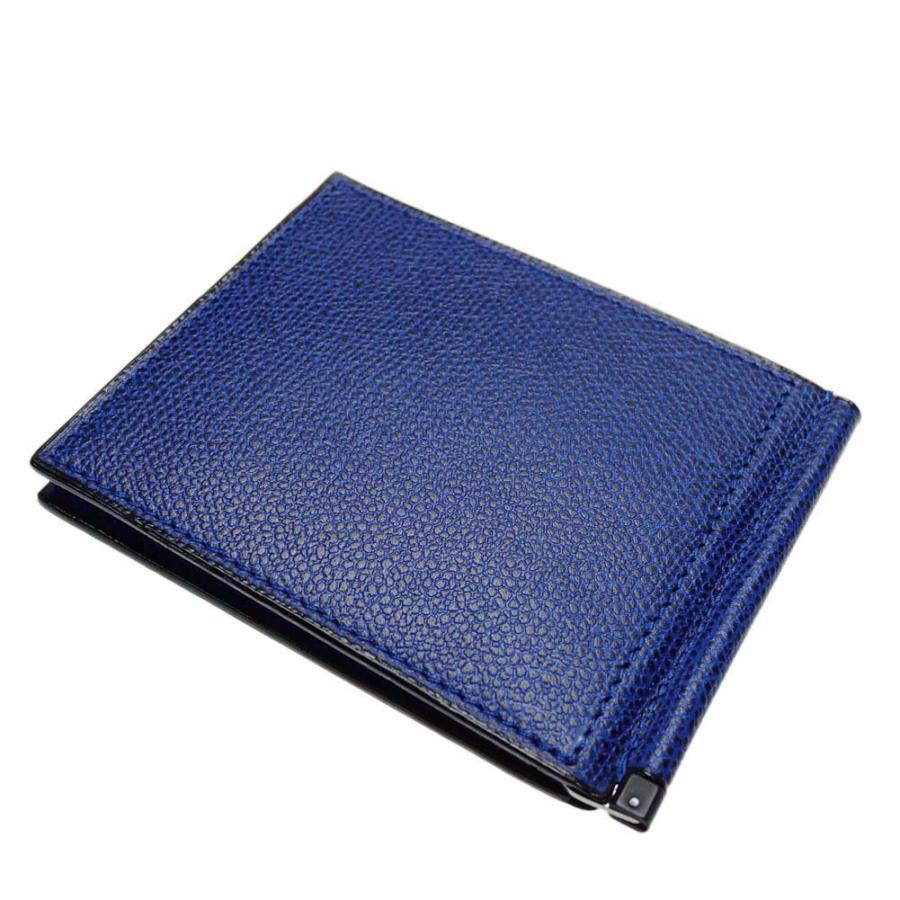 Valextra VALEXTRA ヴァレクストラ マネークリップ付き二つ折り財布 