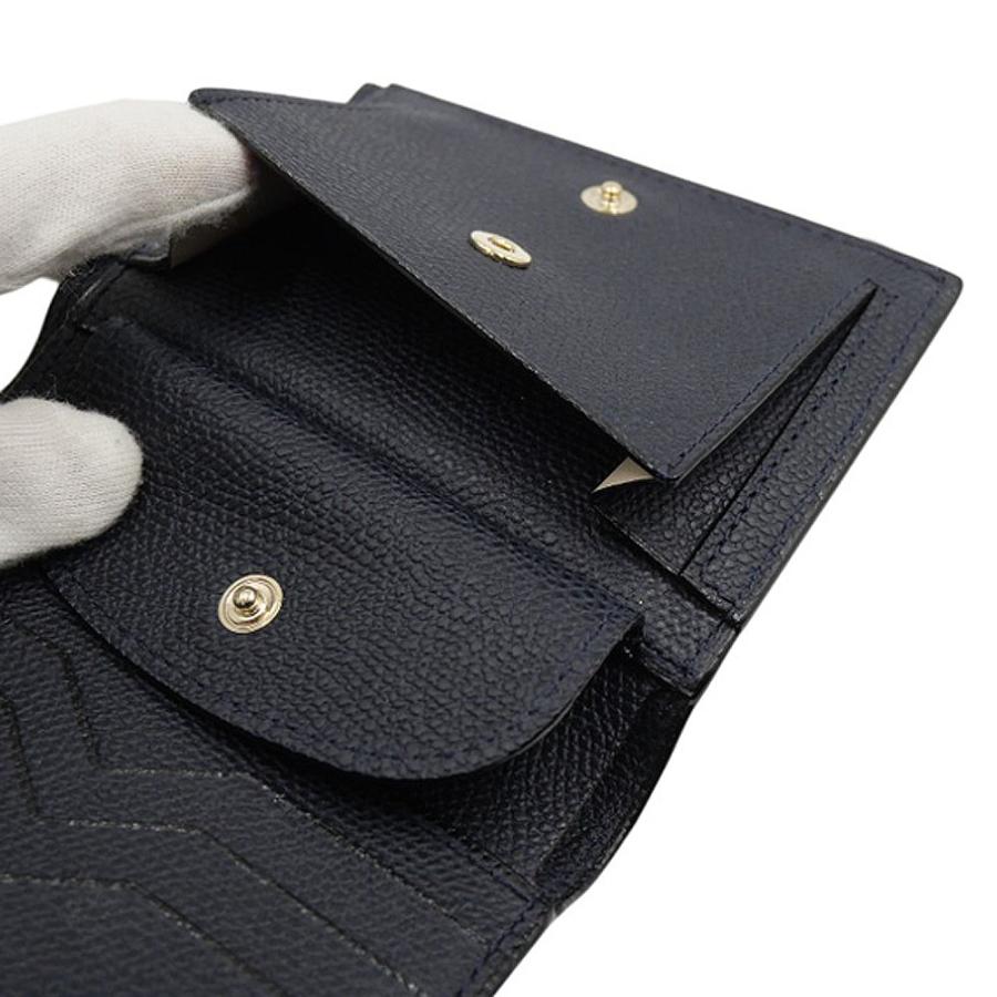 Valextra VALEXTRA ヴァレクストラ 二つ折り財布（小銭入れ付き