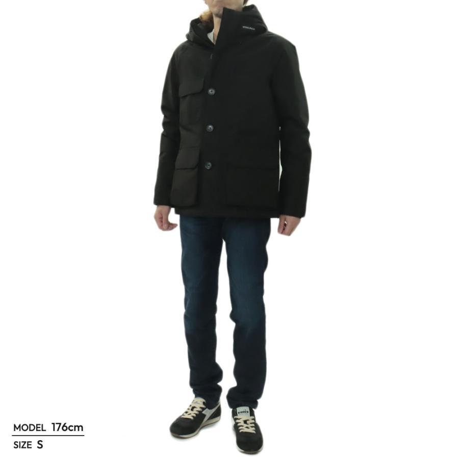 WOOLRICH ウールリッチ メンズ ダウンジャケット ファー WOOU1126/GTX MOUNTAIN JACKET ブラックの画像