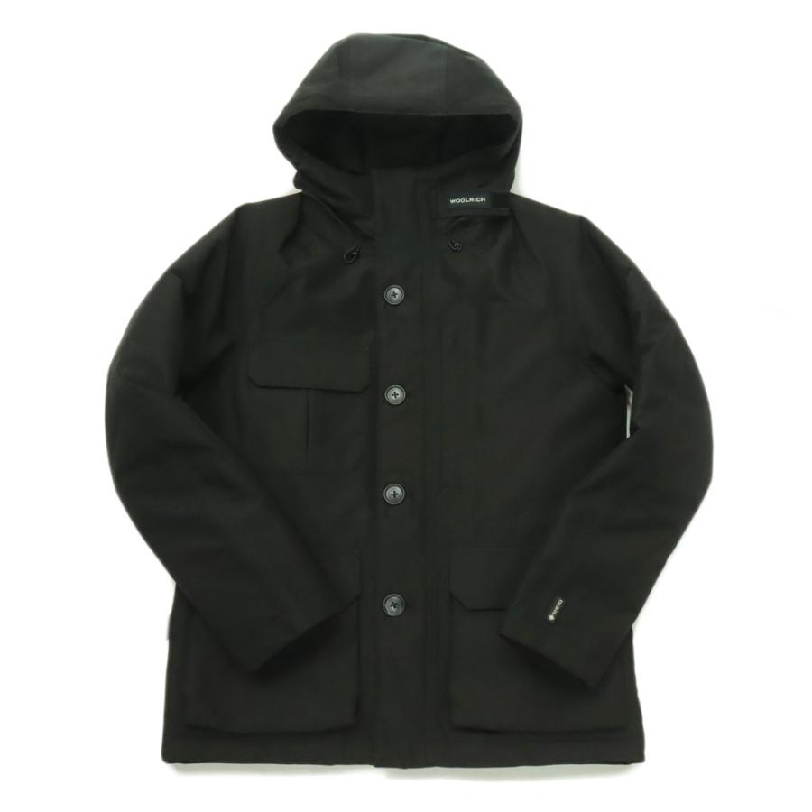 WOOLRICH ウールリッチ メンズ ダウンジャケット ファー WOOU1126/GTX MOUNTAIN JACKET ブラックの画像