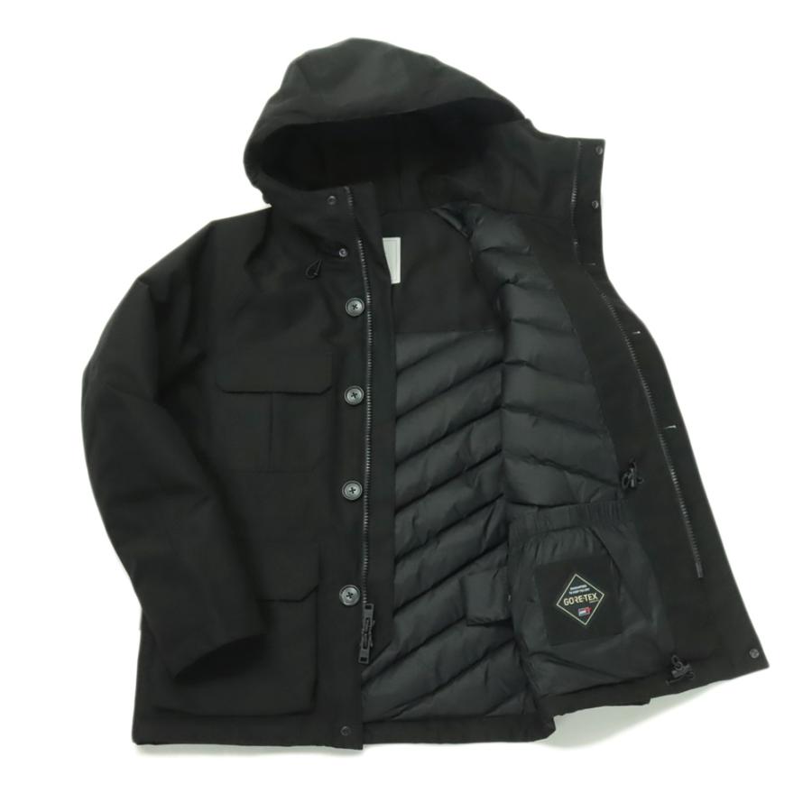 WOOLRICH ウールリッチ メンズ ダウンジャケット ファー WOOU1126/GTX MOUNTAIN JACKET ブラックの画像