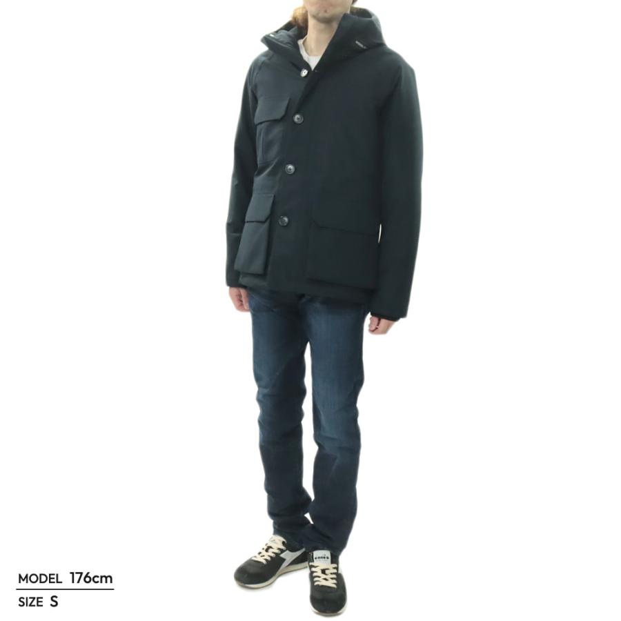 WOOLRICH ウールリッチ メンズ ダウンジャケット ファー WOOU1126/GTX MOUNTAIN JACKET ネイビーの画像