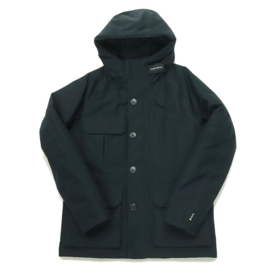 WOOLRICH ウールリッチ メンズ ダウンジャケット ファー WOOU1126/GTX MOUNTAIN JACKET ネイビーの画像