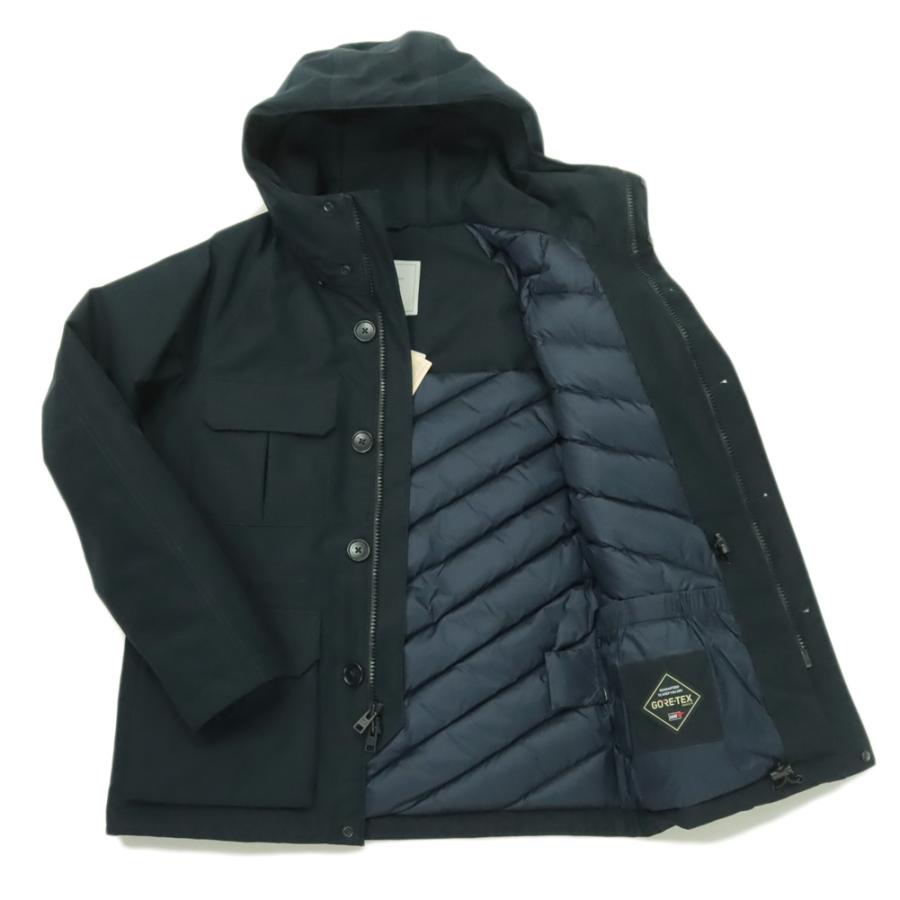 WOOLRICH ウールリッチ メンズ ダウンジャケット ファー WOOU1126/GTX MOUNTAIN JACKET ネイビーの画像