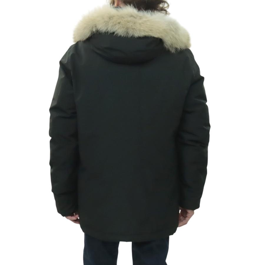 WOOLRICH ウールリッチ メンズ ダウンジャケット ファー ミドル丈 WOOU0484/SHORT ARCTIC PARKA ブラックの画像