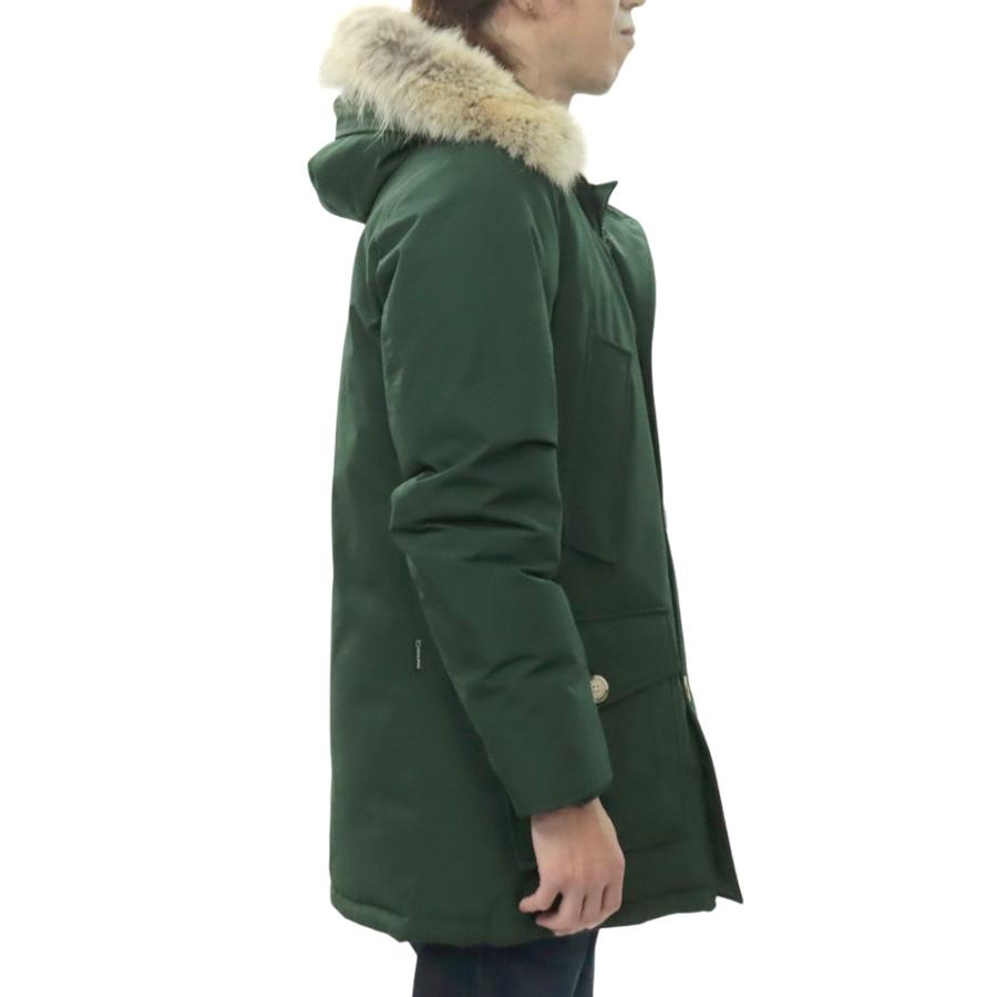 WOOLRICH ウールリッチ メンズ ダウンジャケット ファー WOOU0482/ARTIC PARKA ダークグリーンの画像