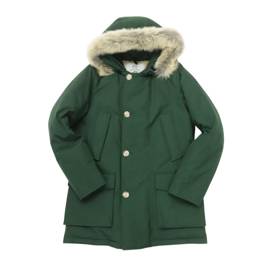 WOOLRICH ウールリッチ メンズ ダウンジャケット ファー WOOU0482/ARTIC PARKA ダークグリーンの画像