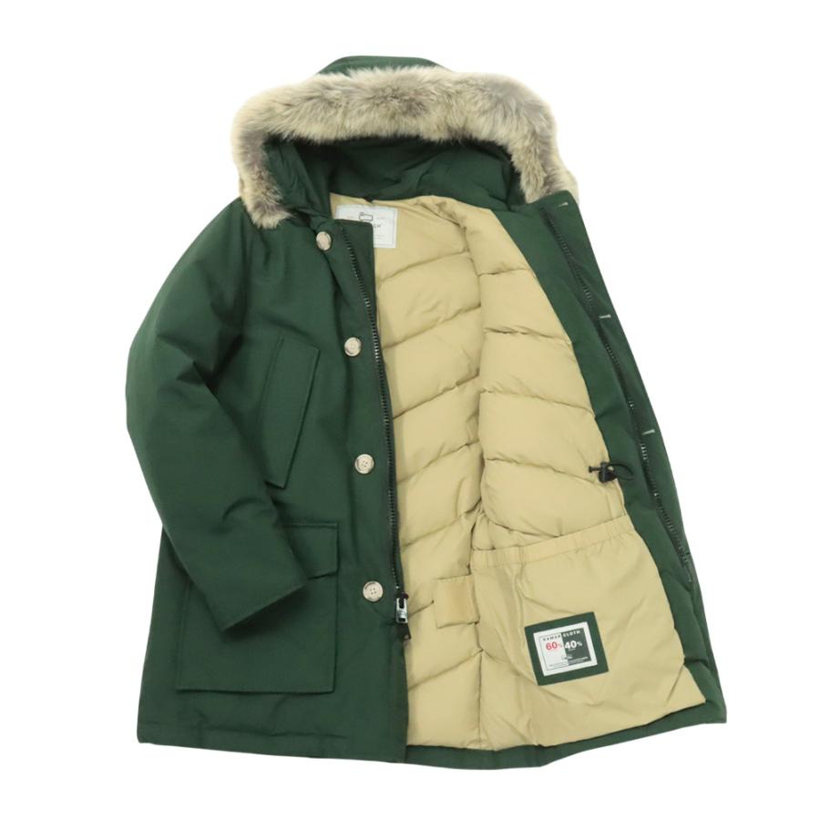 WOOLRICH ウールリッチ メンズ ダウンジャケット ファー WOOU0482/ARTIC PARKA ダークグリーンの画像