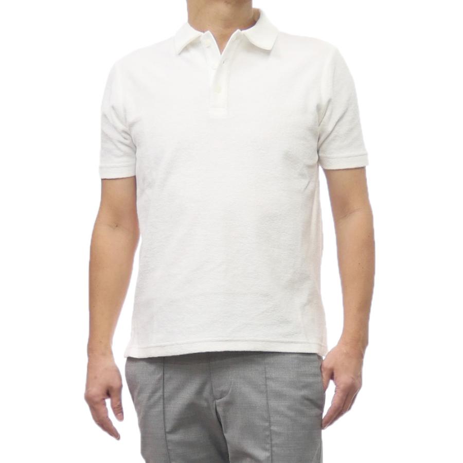 ZANONE（ザノーネ） メンズポロシャツ 813178 ZM340 ホワイト : TRE 