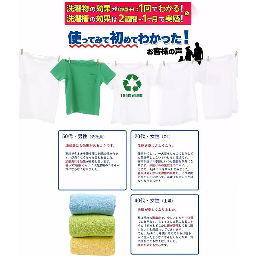 新リニューアル 梅雨グッズ 洗濯 マグネシウム 洗濯爽Agキラリ EX イーエックス 部屋干し 室内 グッズ 生乾き 抗菌 消臭  洗濯槽の除菌 送料無料 翌営業日出荷 |  | 06