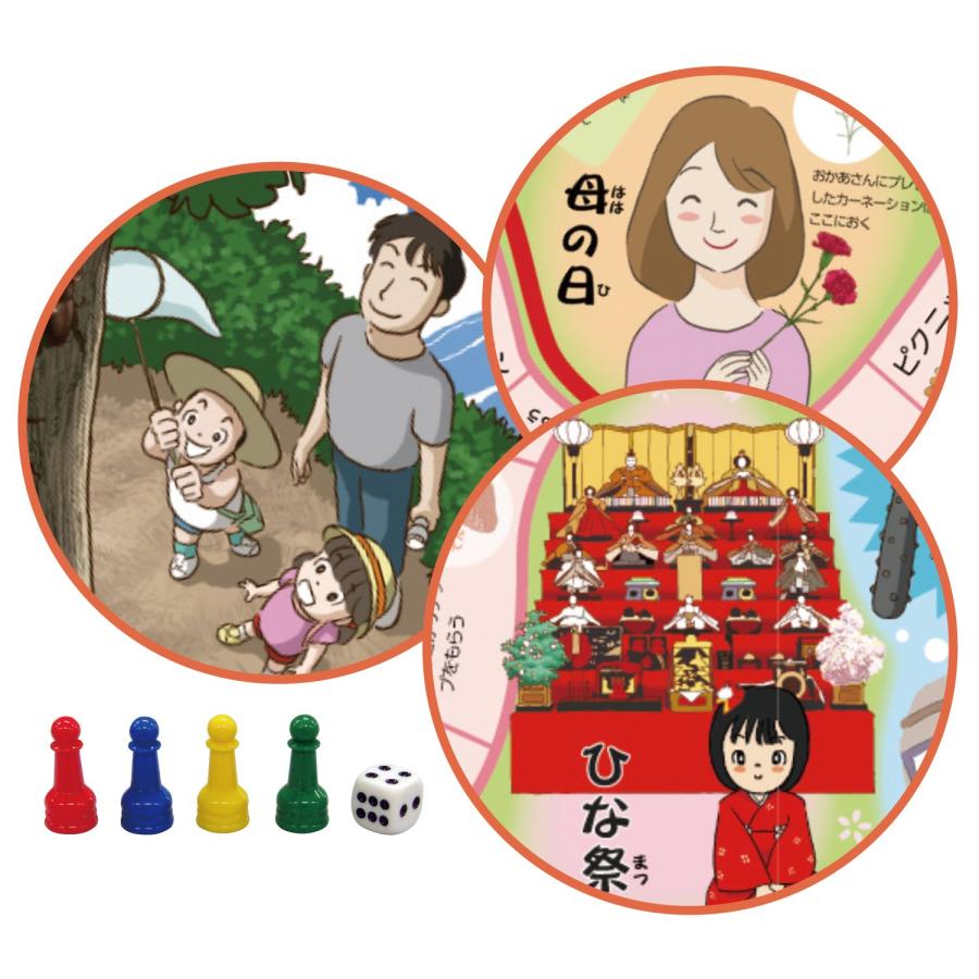 1年のぎょうじすごろく スゴロク 双六 子供 子ども 3歳 知育 おもちゃ ボードゲーム 小学生 幼児 アーテック 送料無料 翌営業日出荷 |  | 02