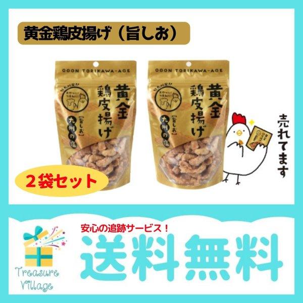 黄金鶏皮唐揚げ 旨塩 旨しお 九州の塩 50g 2袋セット 九州丸一  送料無料 翌営業日出荷 | 
