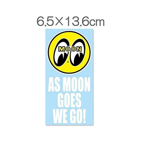 ムーンアイズ As MOON Goes We Go ステッカー DM204 転写ステッカー カー用品 送料無料 翌営業日出荷 | MOONEYES | 01