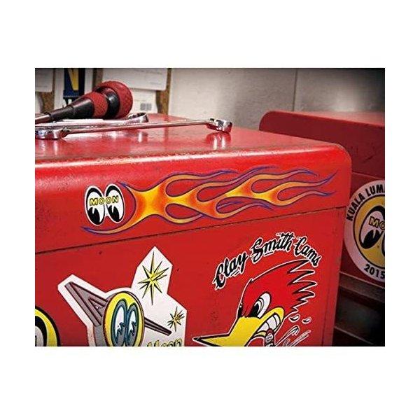 ムーンアイズ MOONEYES Sticker ステッカー Flamin' MOON DM220 車 バイク 送料無料 翌営業日出荷 | MOONEYES | 03