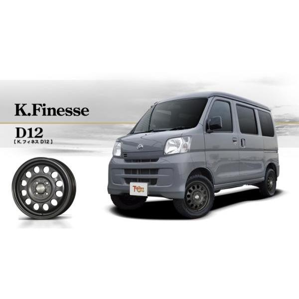 TOYO TIRES（トーヨータイヤ） 【送料無料】K.Finesse D12 3.5J-12 +42