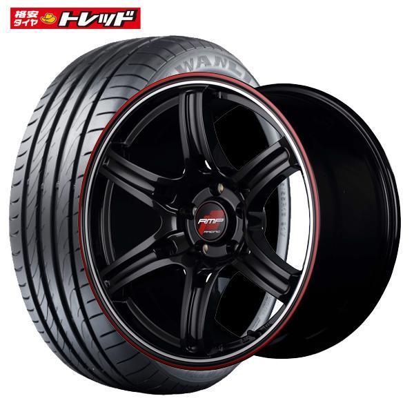 【送料無料】マルカサービス MID RMP RACING R60 7.0J-17 +48 114 5H WANLI SA302 215/45R17 夏タイヤ+アルミホイール4本セット サマータイヤ 組込済｜tread-tire2011