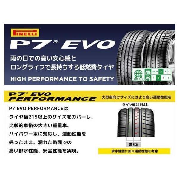 215/45 R17、PIRELLI P7 EVOラジアルタイヤ、2024年 CINTURATO P7™ 215/45R17 | Pirelli
