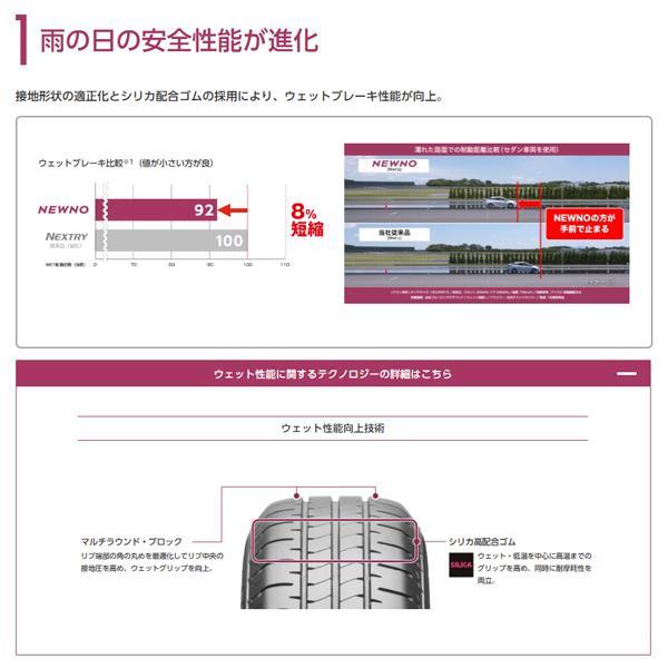 BRIDGESTONE（ブリヂストン） ☆2024年製造☆ 165/65R14 79S NEWNO 低