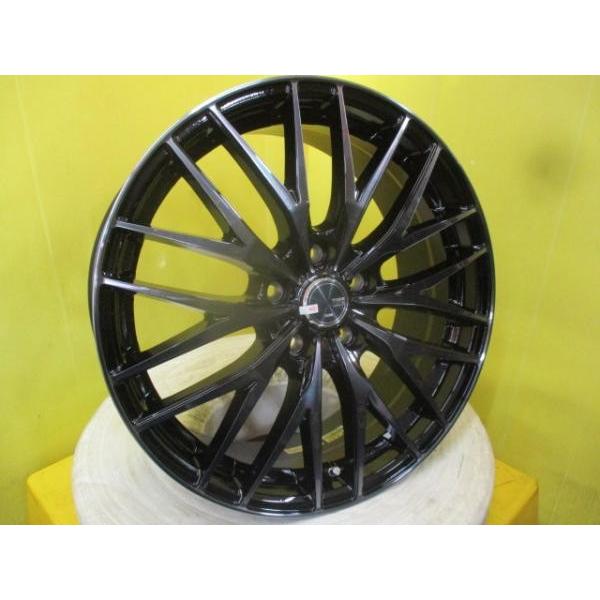 4本セット 新品 Fs01 黒 18インチ7j 48 5h 5穴 Pcd 114 3ピッチ 5 114 3 アルミホイール セレナ プリウスa ジェイド Cx 3 Mpv アクセラ Cx 5 ティアナ リーフ タイヤショップ トレッド 通販 Paypayモール