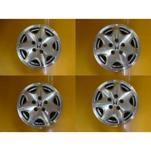 中古 ホイール4本セット 15インチ オデッセイ シビック ストリーム等ホンダ車 ホンダ 純正6j 15 45 114 3 5h シルバー タイヤショップ トレッド 通販 Paypayモール