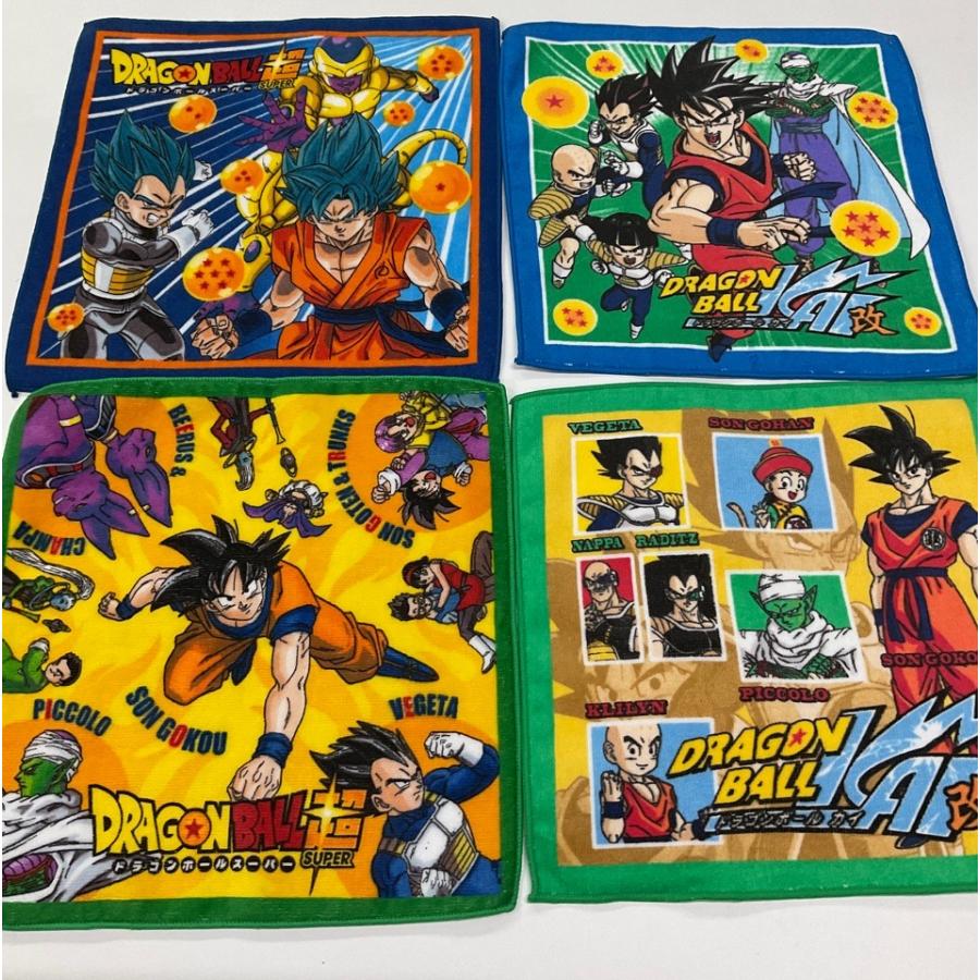 ドラゴンボールスーパー カイ タオルハンカチ4枚セット ドラゴンボール